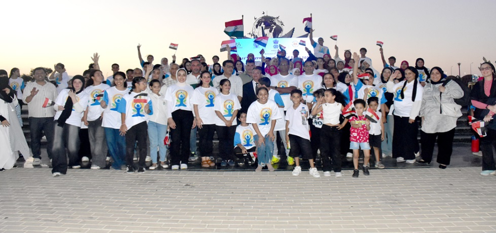A grand yoga event was held on June 15, 2025 in the city of Sharm El Sheikh, South Sinai governorate to mark IDY 2025